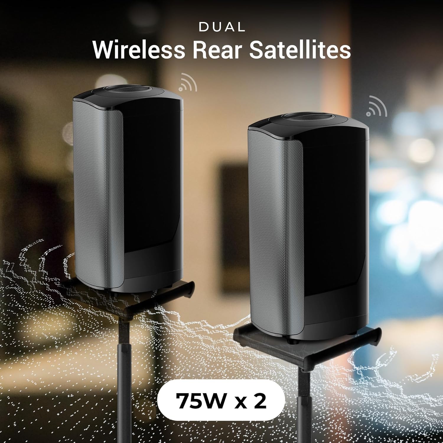 ZEBRONICS Juke bar 9550 pro 5.2 Soundbar (625 Watts), Dolby Audio, Dual Wireless Subwoofer & Satellite, BT v5.3, HDMI ARC, Optical, Powerful Bass, RGB LED Lights, Wall Mountable - View 8