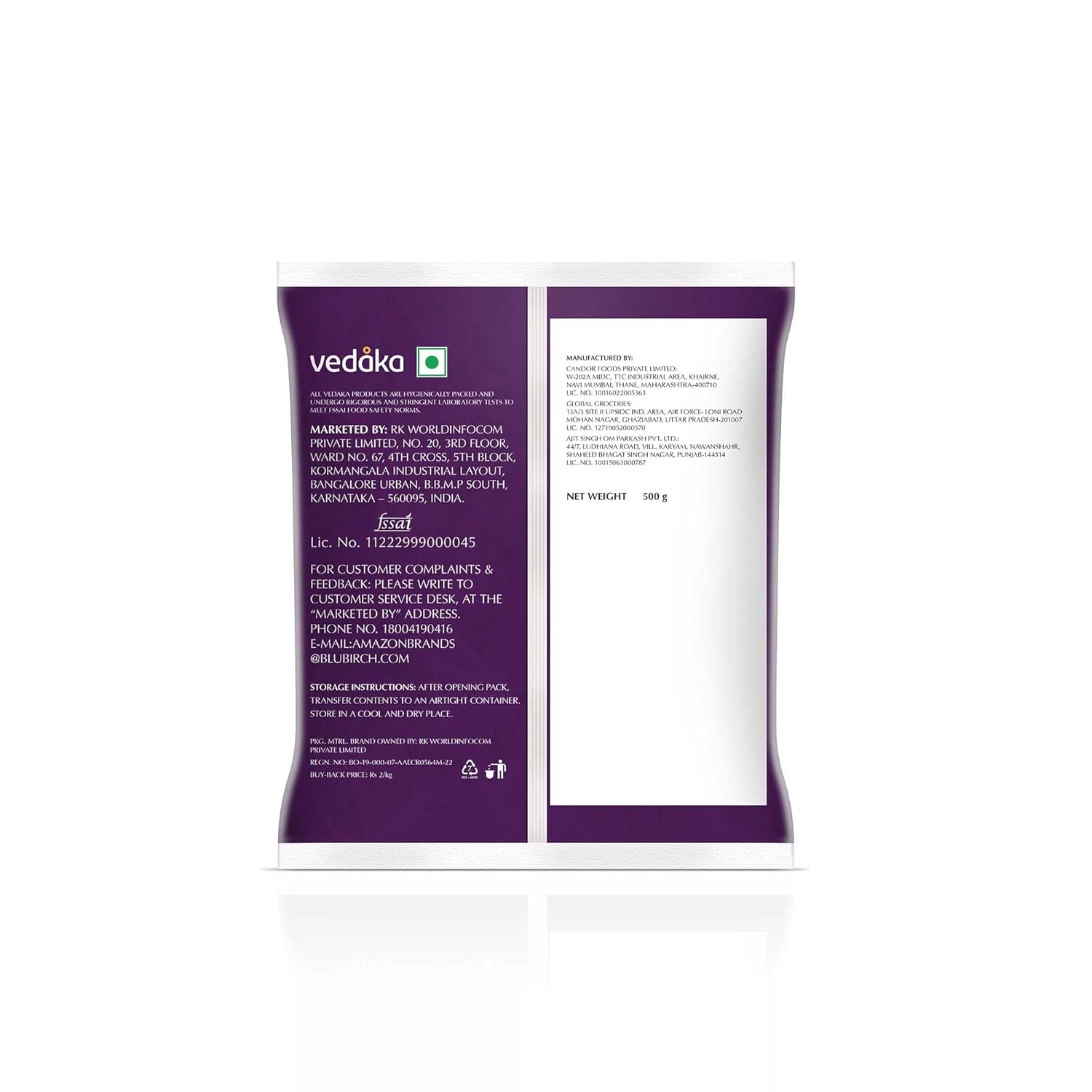 Vedaka Black Raisins | Seedless | 500 G | Premium Kali Kishmish | Kali Draksh | Dry Fruits | Flavourful & Delicious Snack | Source Of Potassium & Dietary Fibre | Ambient Temperature - View 7