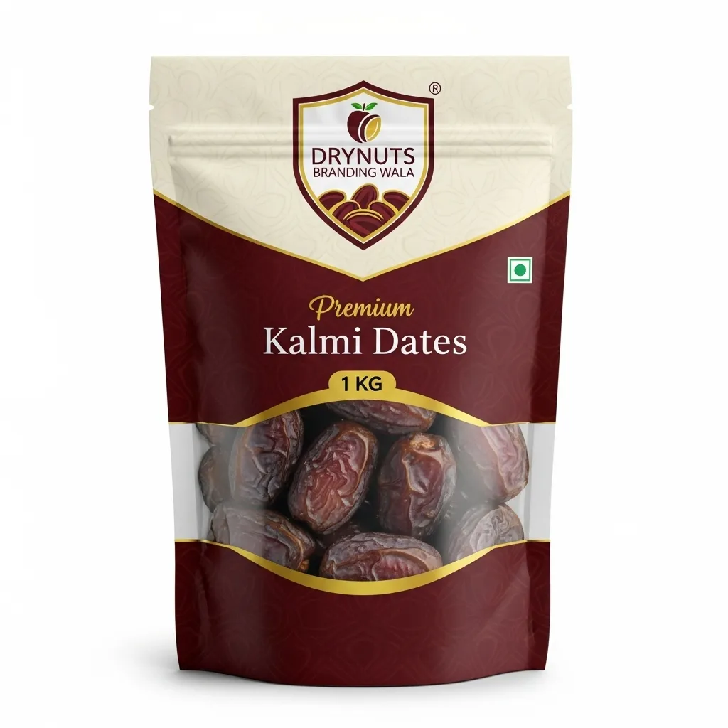 DRYNUTS Premium Kalmi Dates - 1 KG | Soft, Juicy & Delicious | All-Natural Khajoor | Rich in Fiber & Energy
